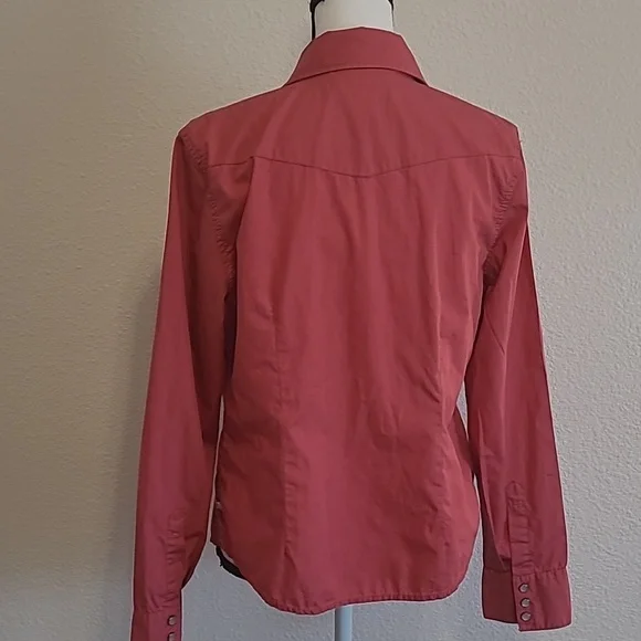 Long Sleeve Rusty Rose Shirt - Picture 5 of 6